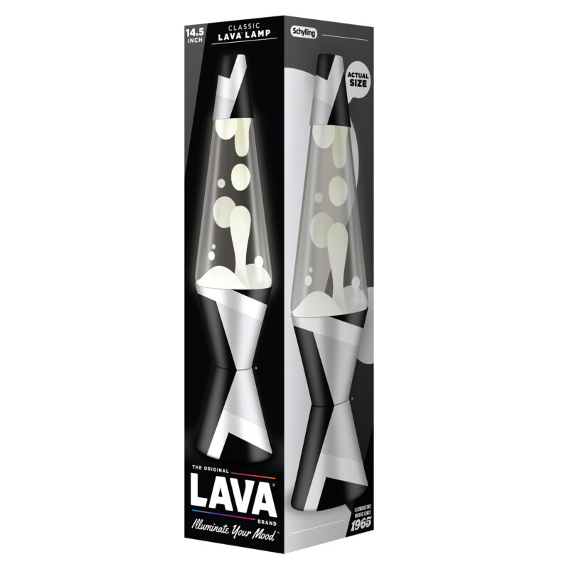 14.5″ Lava Lamp Polygonal White Tone - Image 2