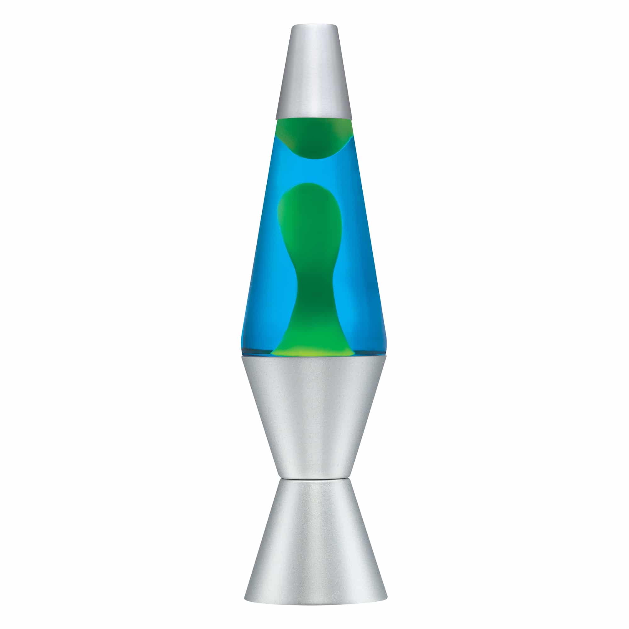 14.5” LAVA Lamp – Yellow/Blue/Silver