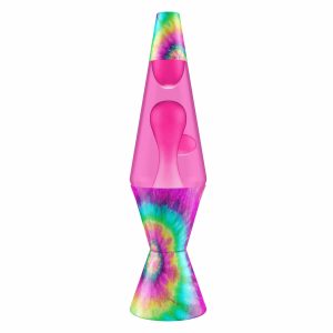 14.5″ LAVA Lamp – Tie Dye Pink Spiral