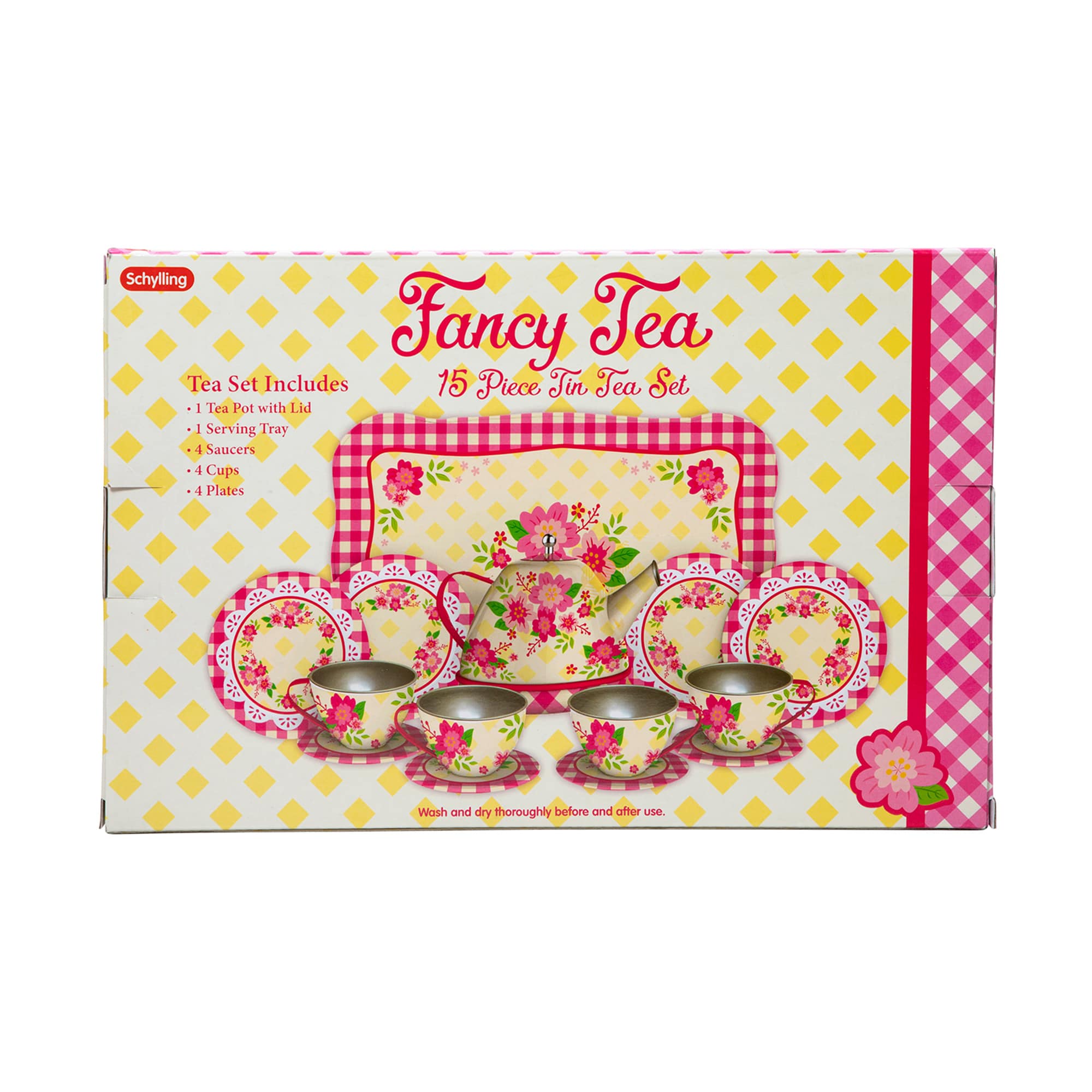 Fancy Tin Tea Set - Image 4